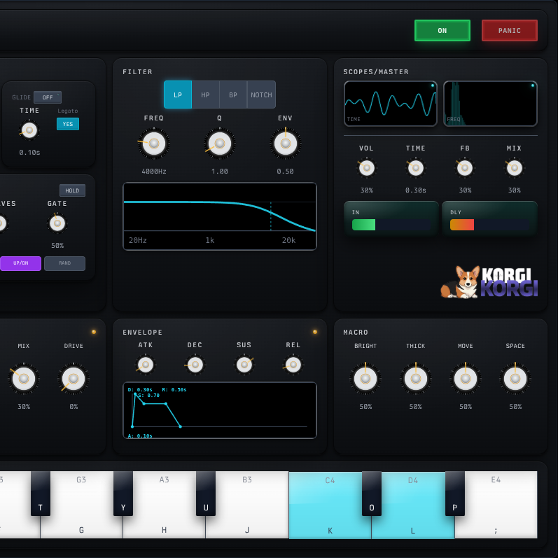Web Audio Synthesizer